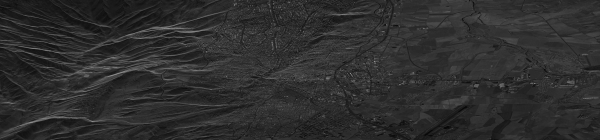 微纳星空商业合成孔径雷达卫星拍摄的卡赫拉曼马拉什市原始卫星影像