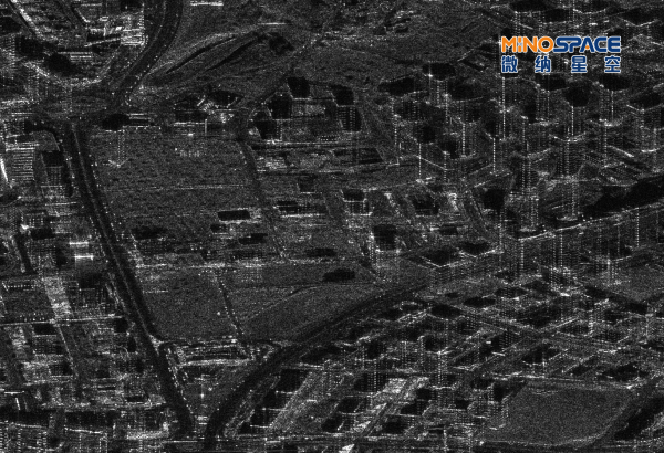 卡赫拉曼马拉什市震后合成孔径雷达卫星图
